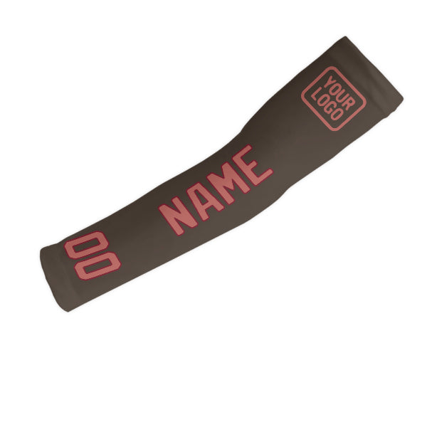 Manchon de bras personnalisé marron cuivre rose