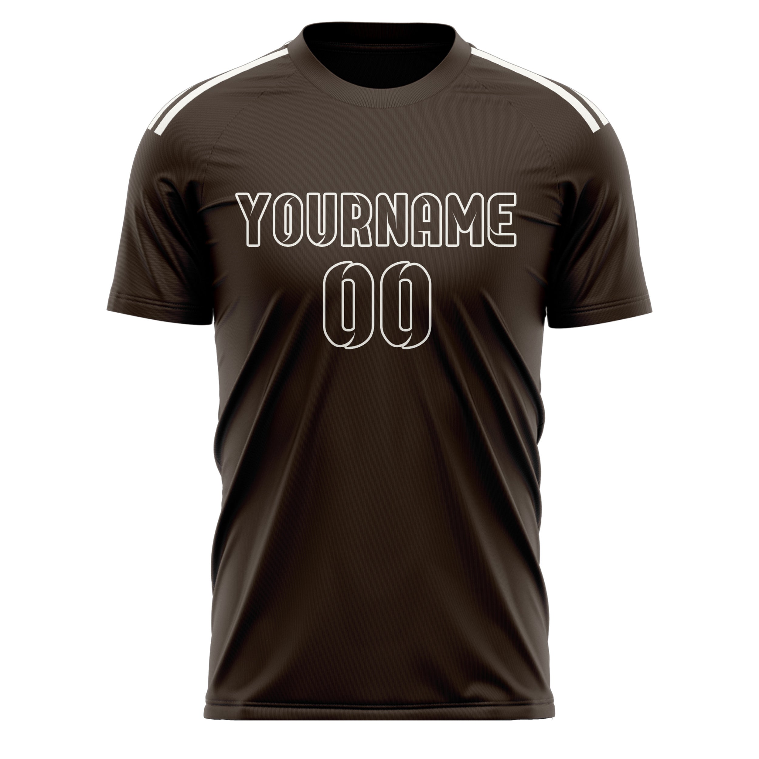 Maillot de football marron personnalisé