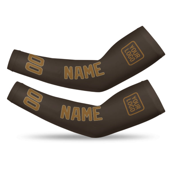 Manchon de bras marron kaki sur mesure
