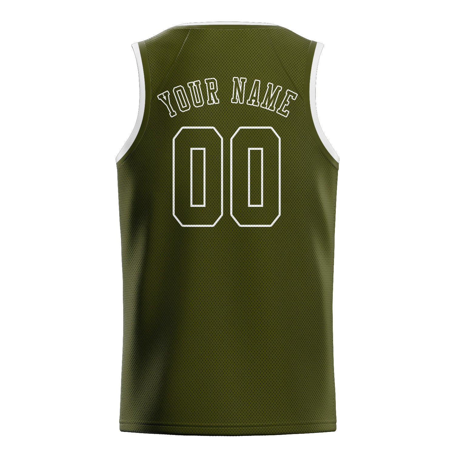Maillot de basketball personnalisé Olive Olive
