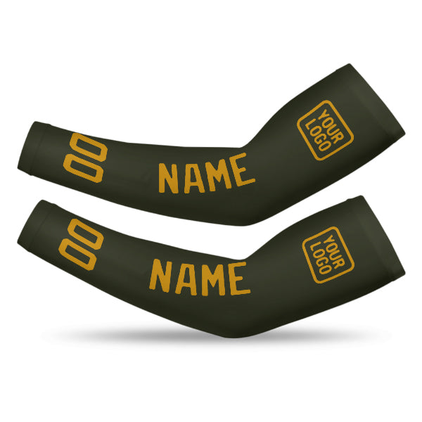 Manchon de bras jaune olive personnalisé