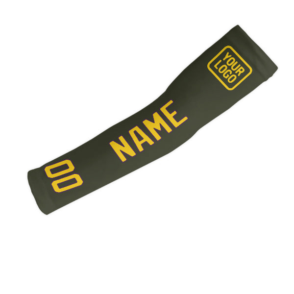 Manchon de bras personnalisé Olive Gold