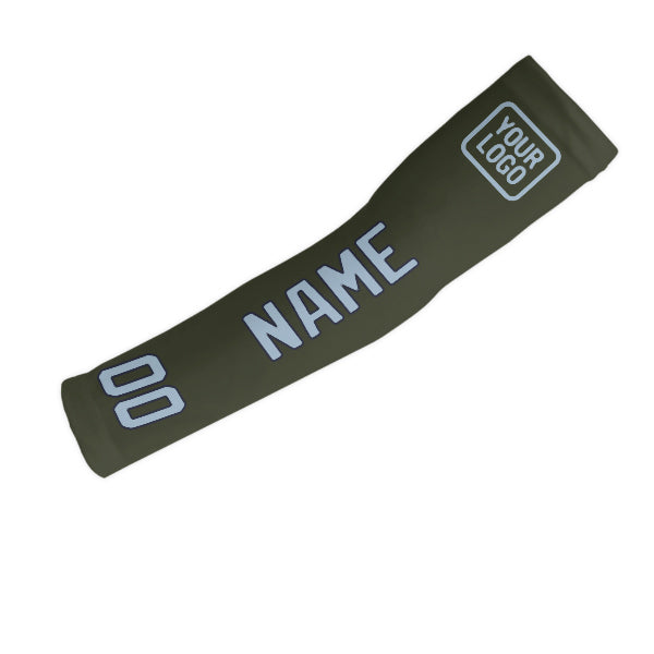 Manchon personnalisé bleu olive clair