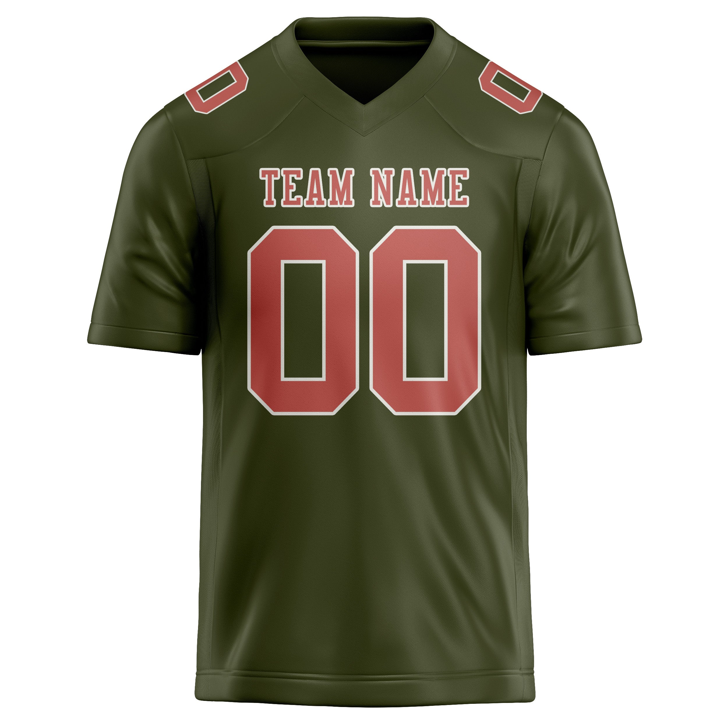 Maillot de football personnalisé Olive Copper Rose