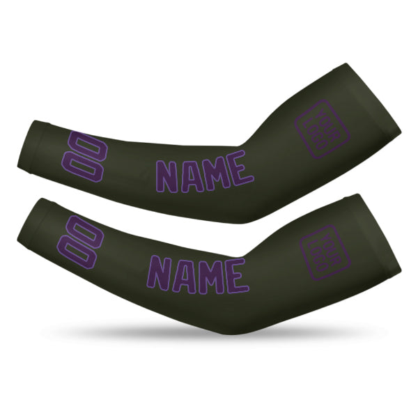 Manchon de bras personnalisé violet olive