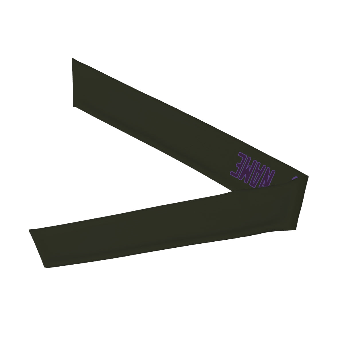 Bandeau personnalisé violet olive