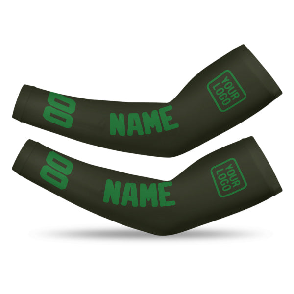 Manchon de bras personnalisé vert olive émeraude