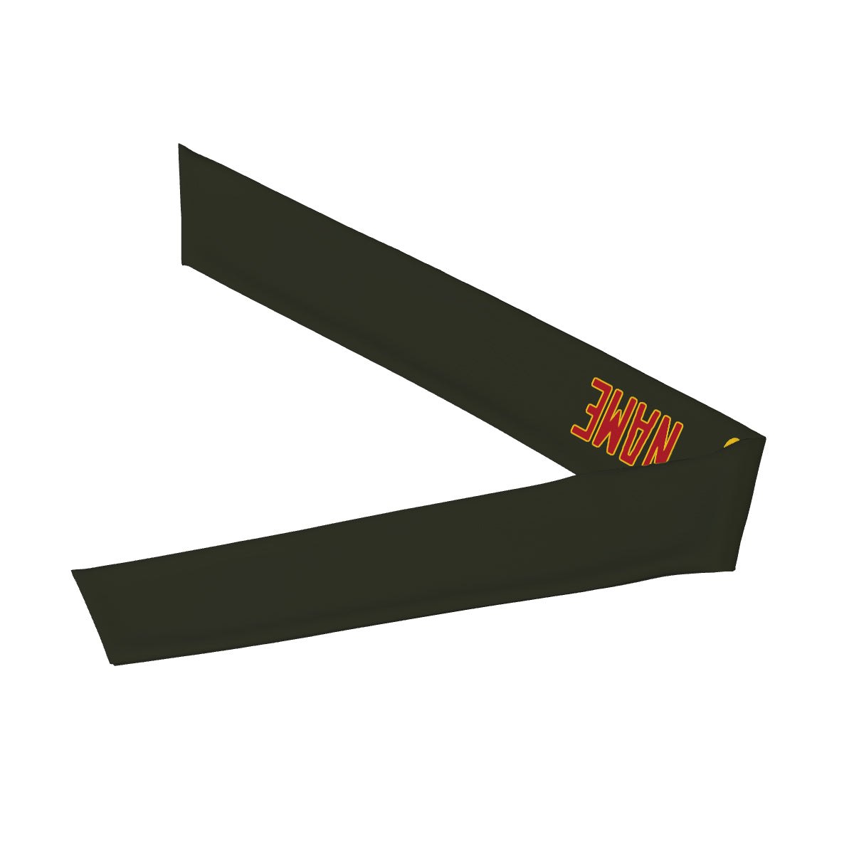 Bandeau rouge olive personnalisé