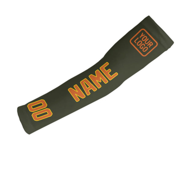 Manchon de bras personnalisé orange olive
