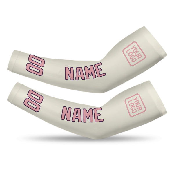 Manchon personnalisé crème rose clair