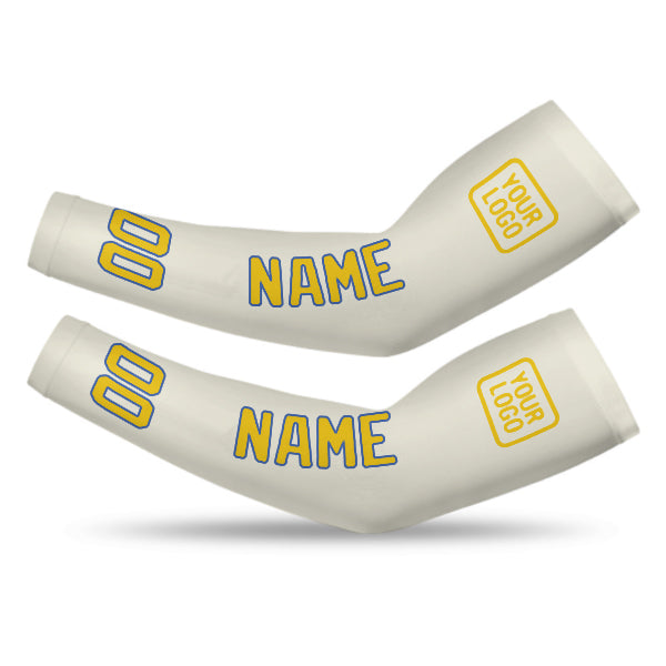 Manchon de bras personnalisé crème et or