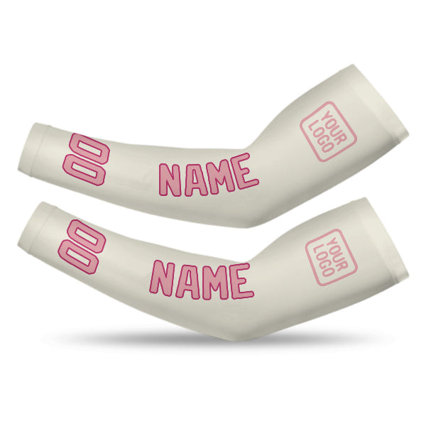 Manchon personnalisé crème rose clair