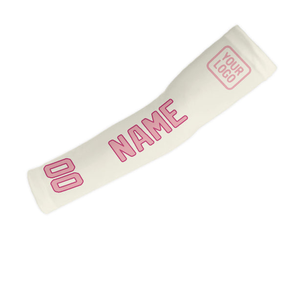 Manchon personnalisé crème rose clair