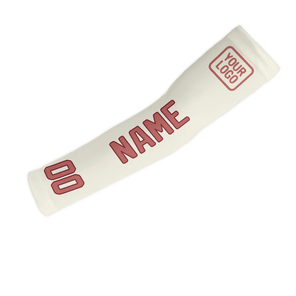 Manchon de bras personnalisé crème et cuivre rose