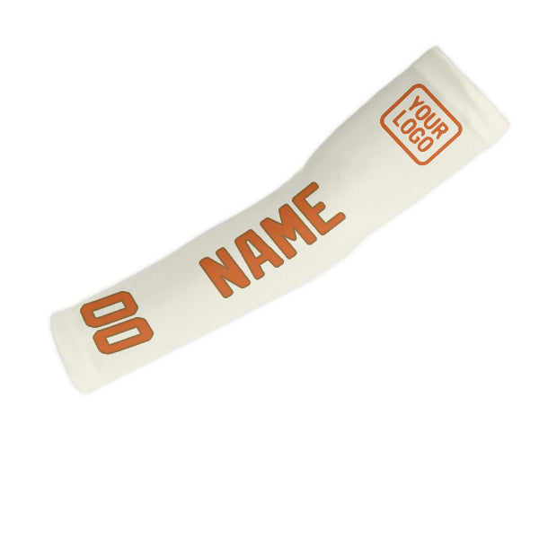Manchon de bras personnalisé crème orange