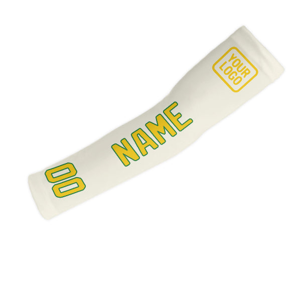 Manchon de bras personnalisé crème et or