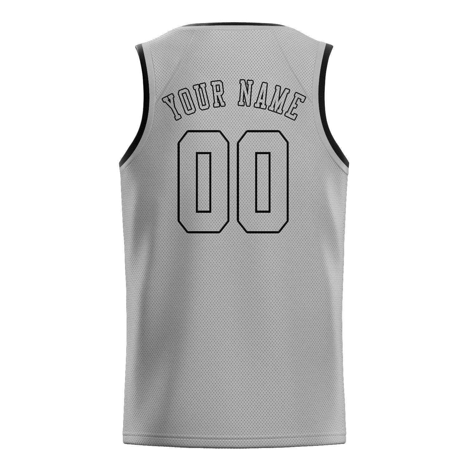 Maillot de basketball gris personnalisé