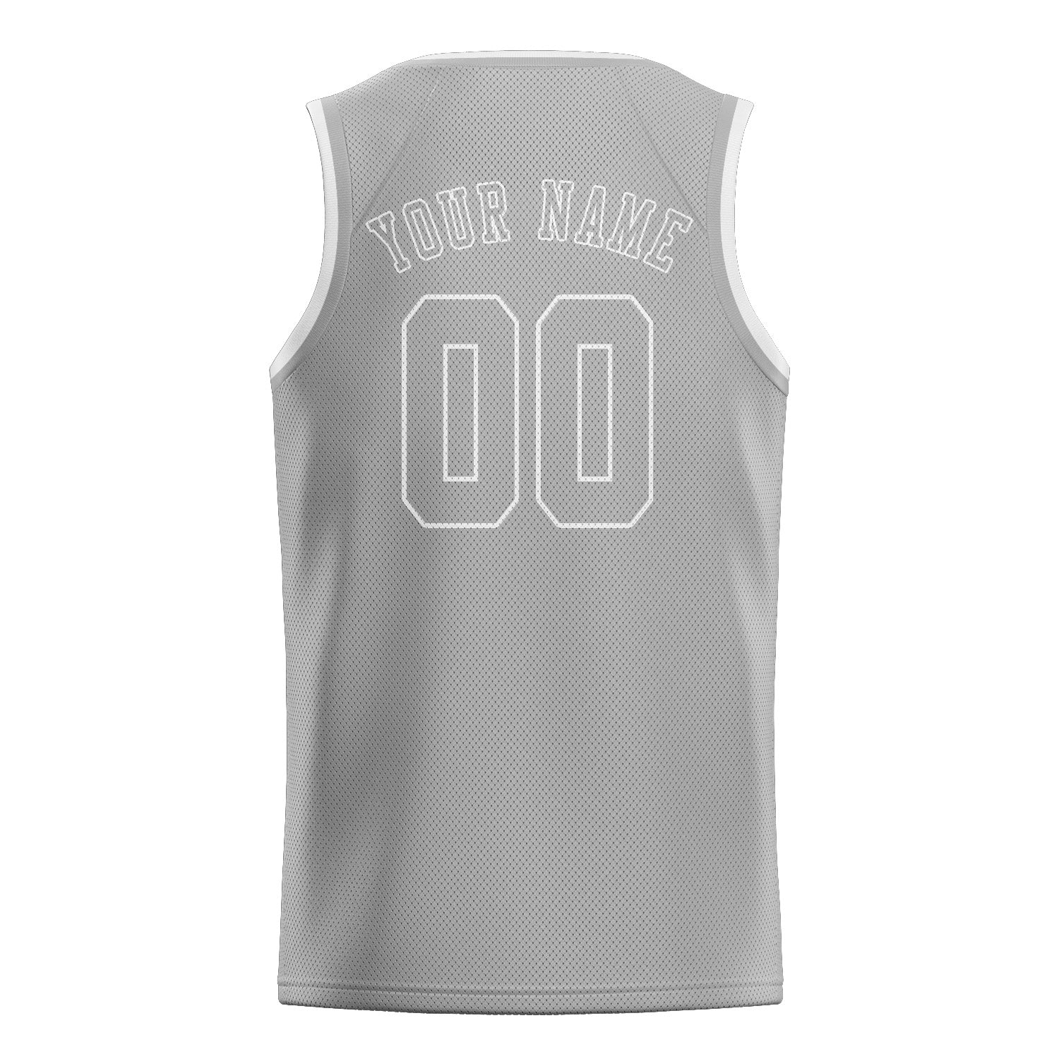 Maillot de basketball gris personnalisé