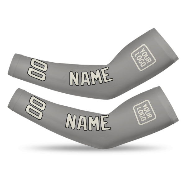 Manchon de bras personnalisé gris crème