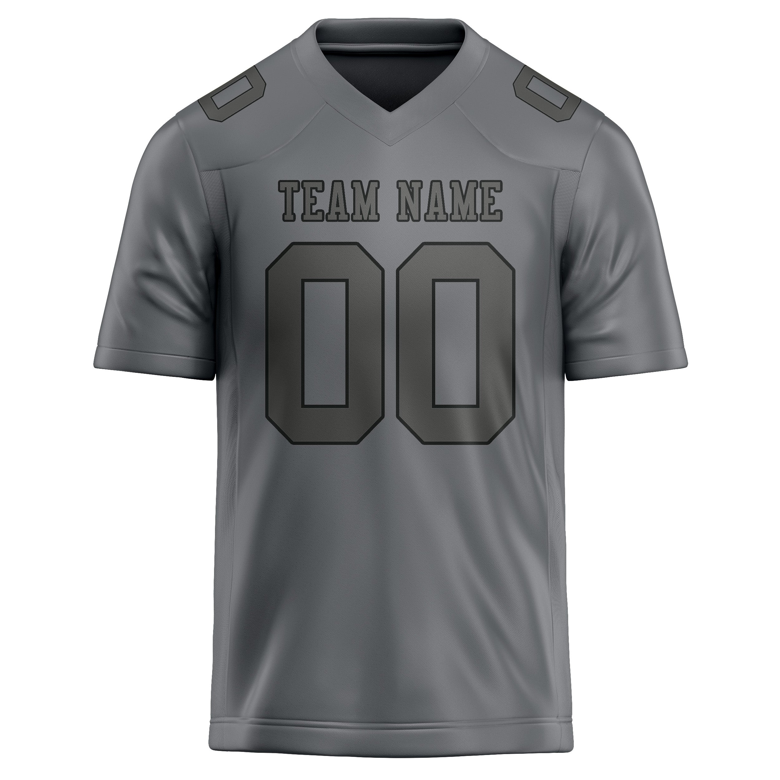 Maillot de football gris foncé personnalisé