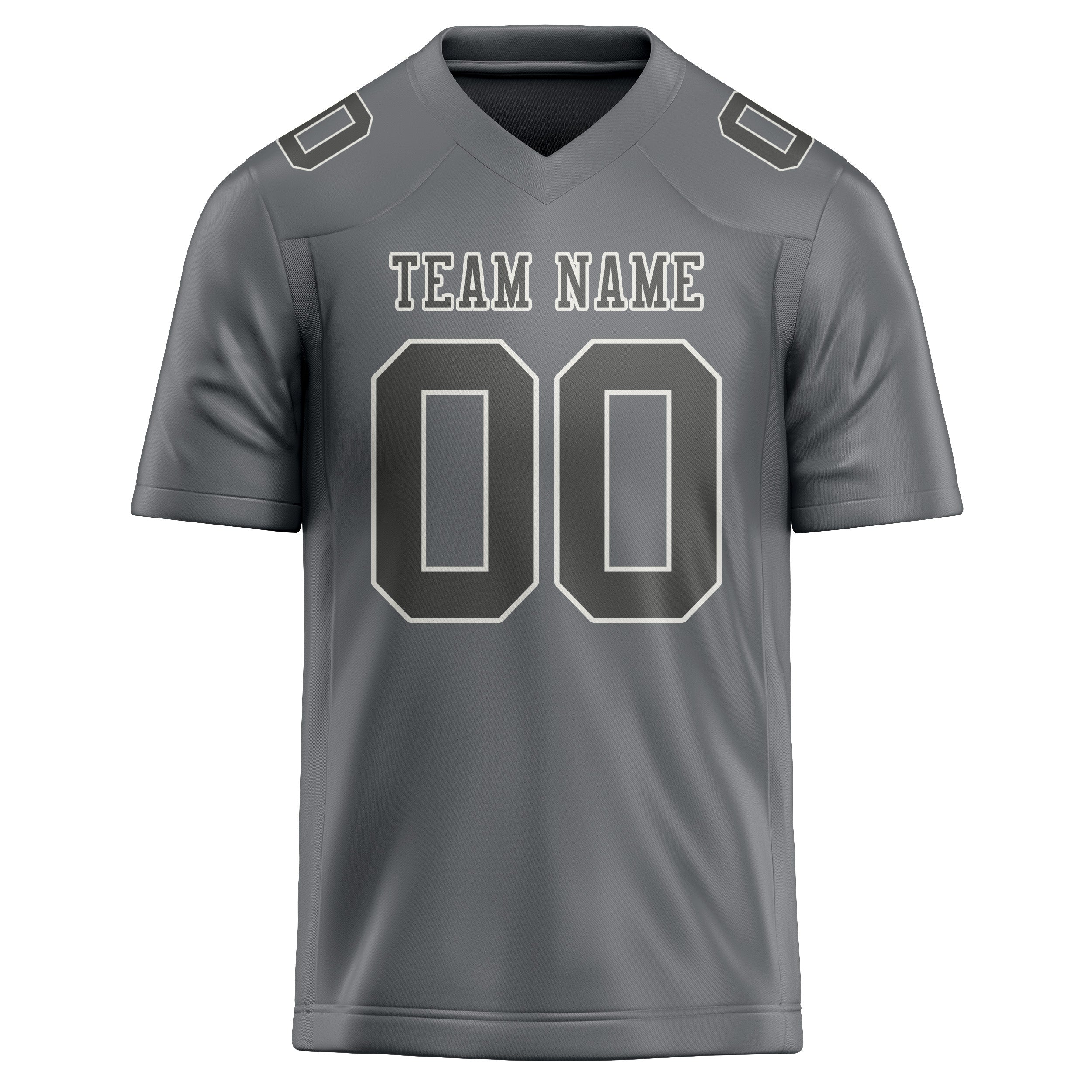 Maillot de football gris foncé personnalisé