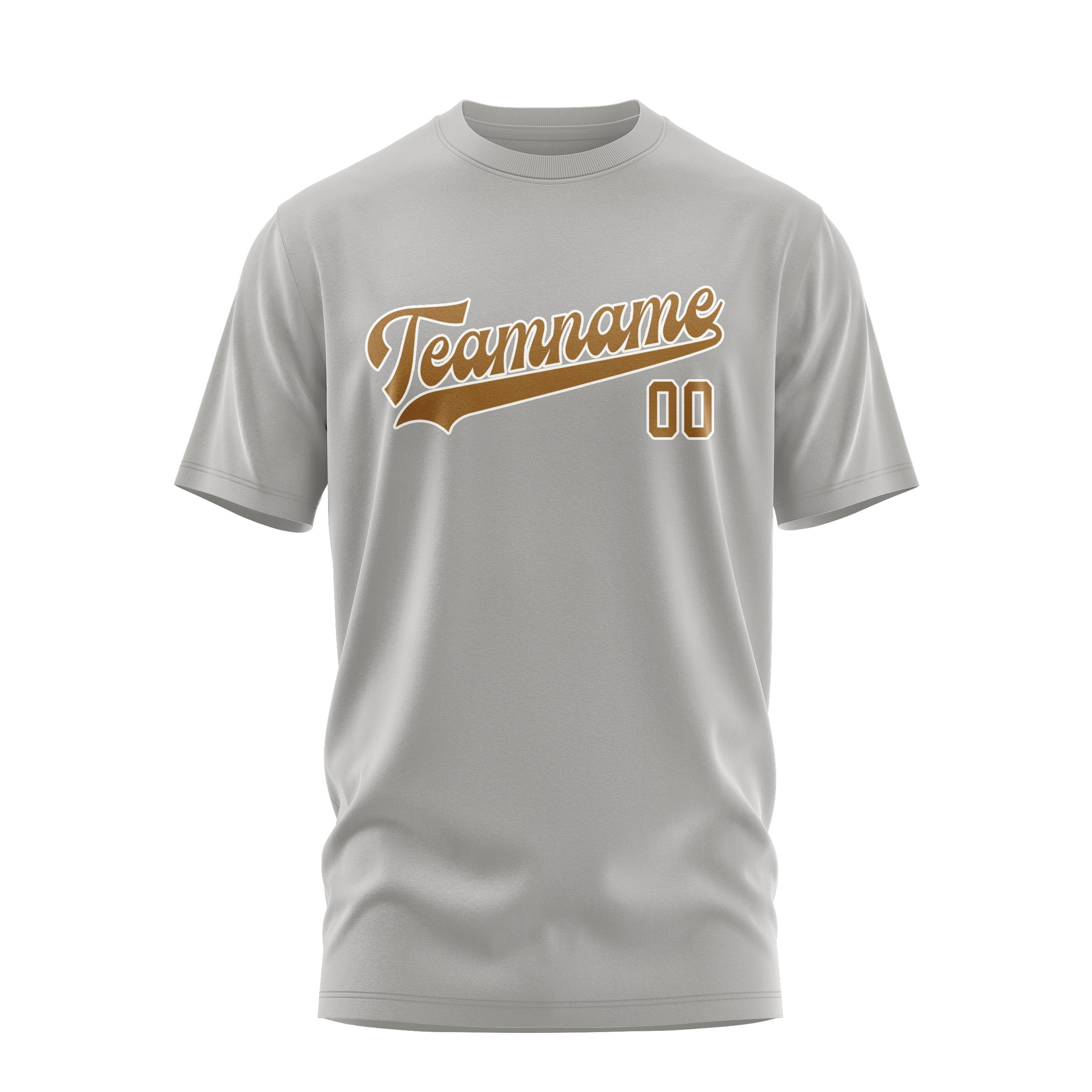 T-shirt gris kaki personnalisé