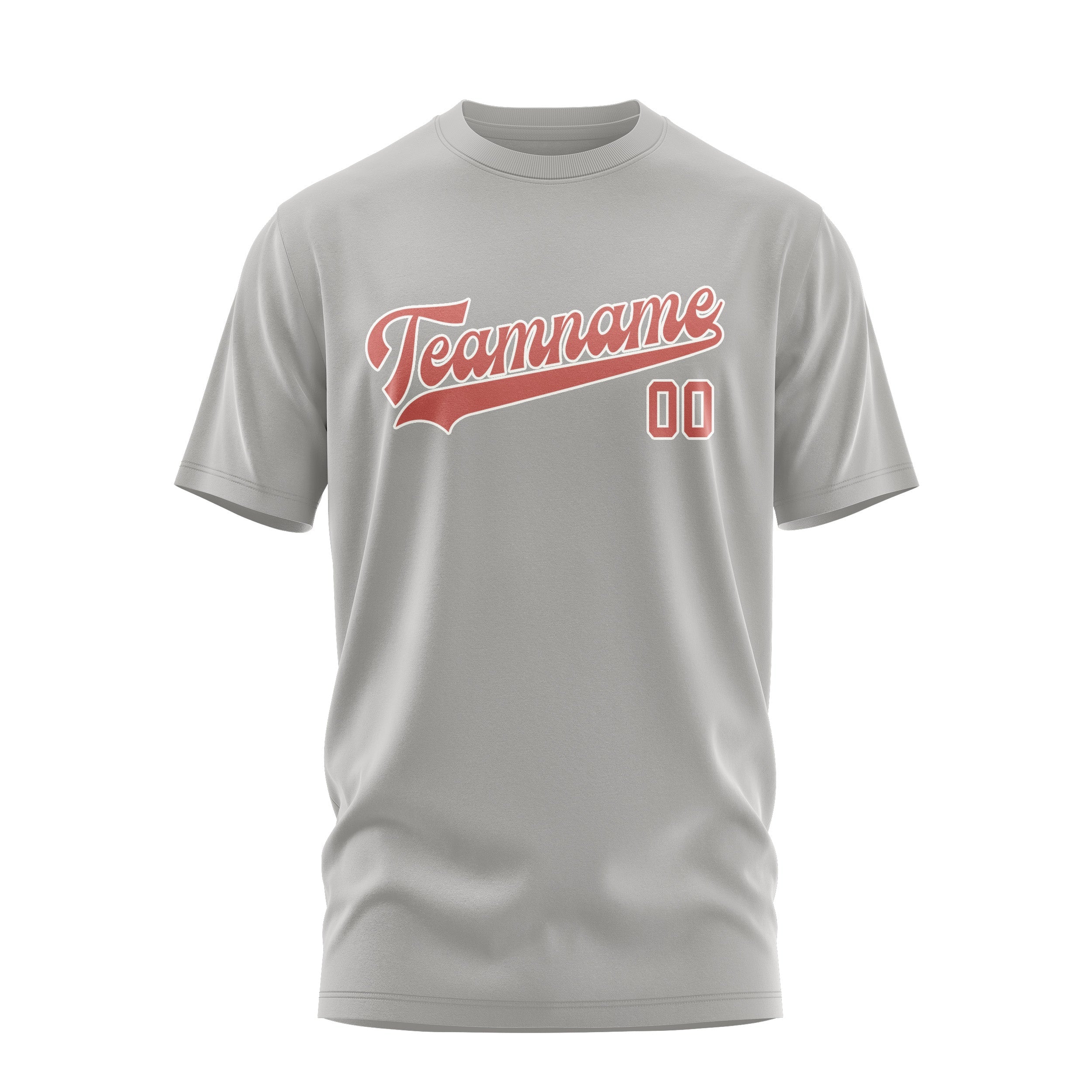 T-shirt personnalisé Gris Cuivre Rose