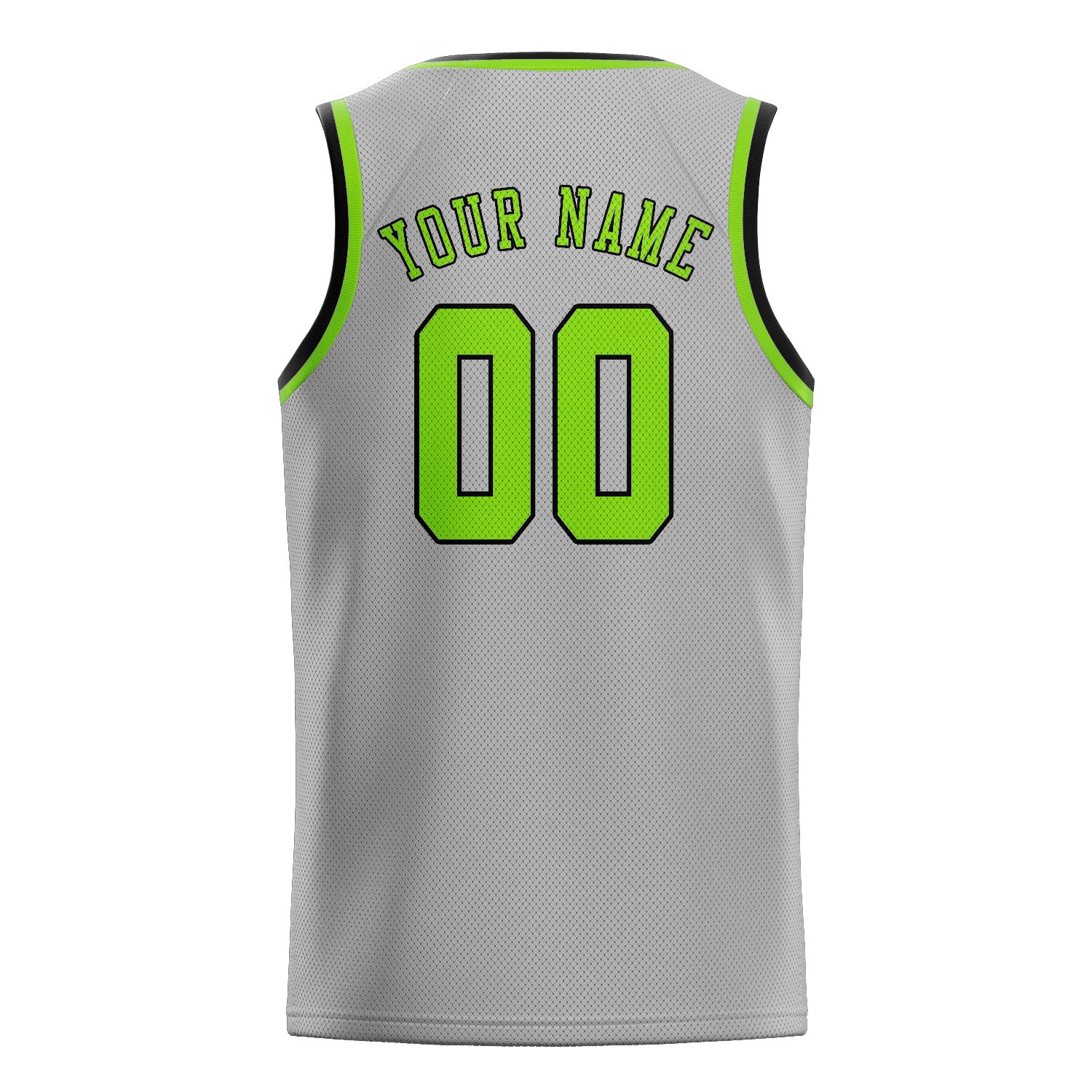 Maillot de basketball personnalisé gris et vert émeraude