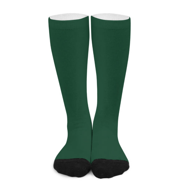 Chaussettes hautes vertes personnalisées