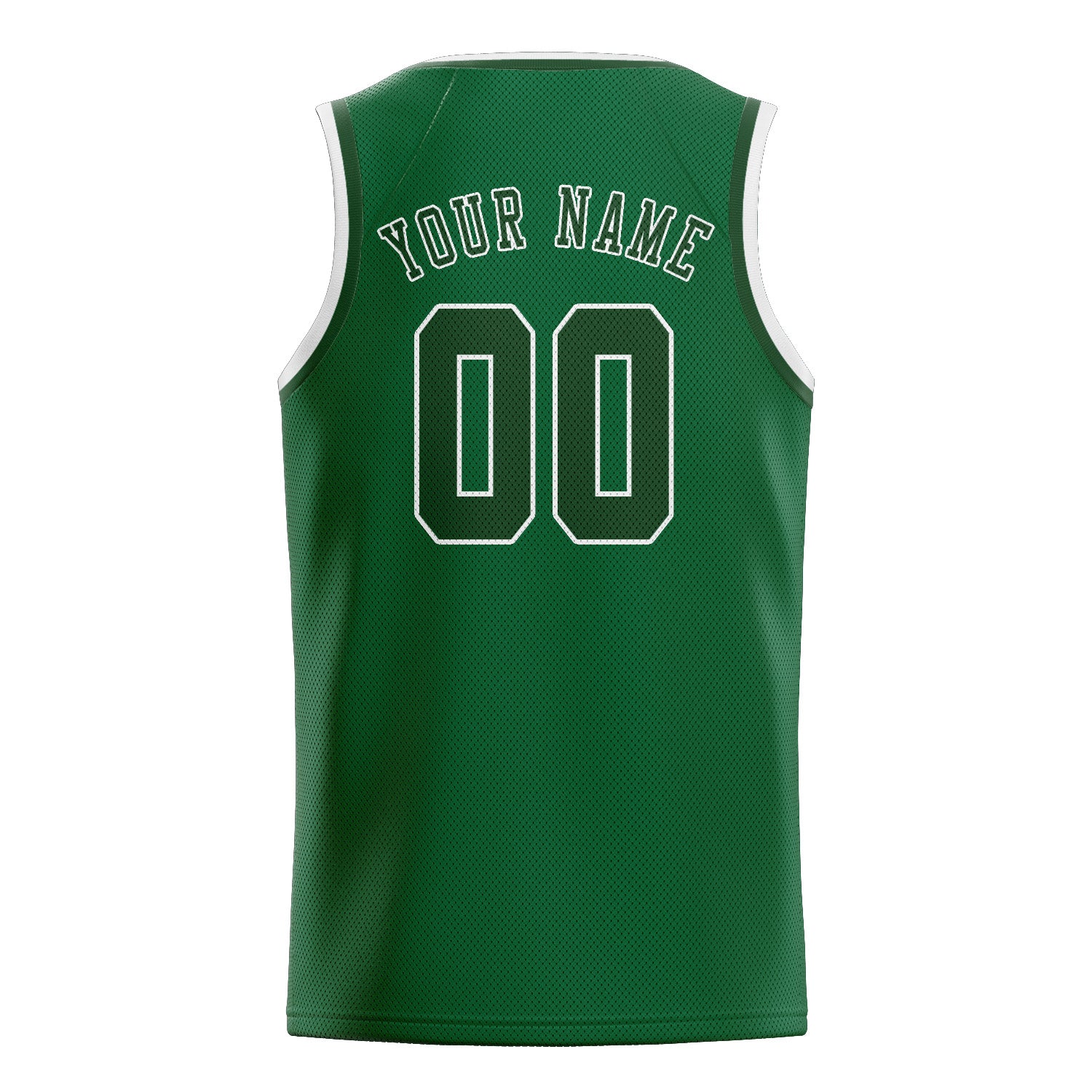 Maillot de basketball vert foncé personnalisé