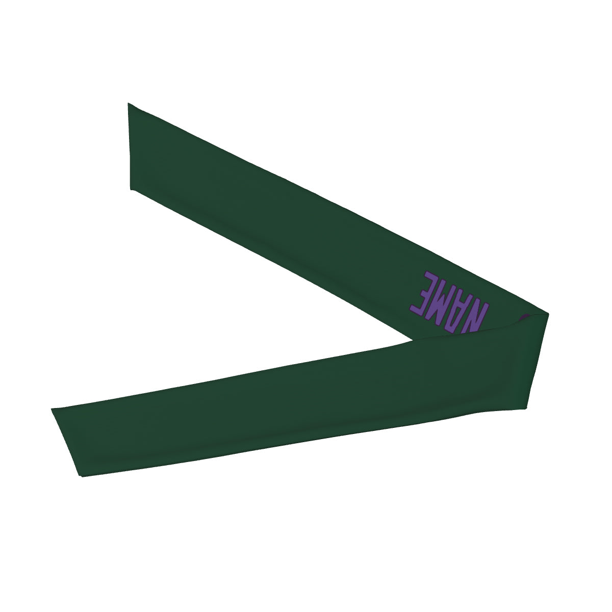 Bandeau vert clair violet personnalisé
