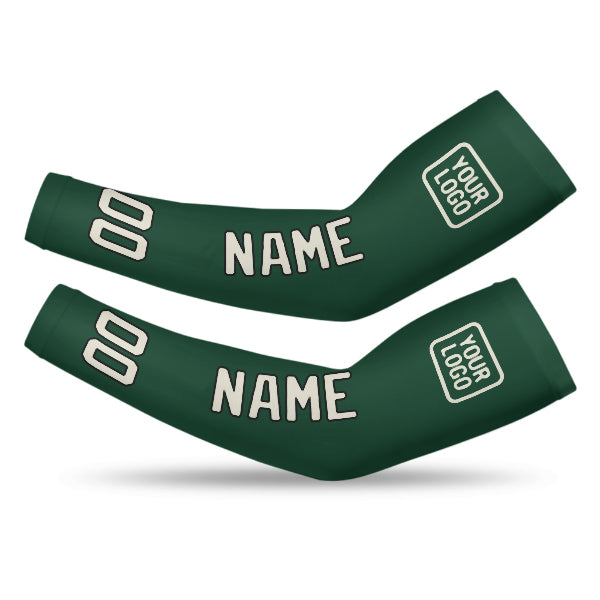 Manchon de bras personnalisé vert crème