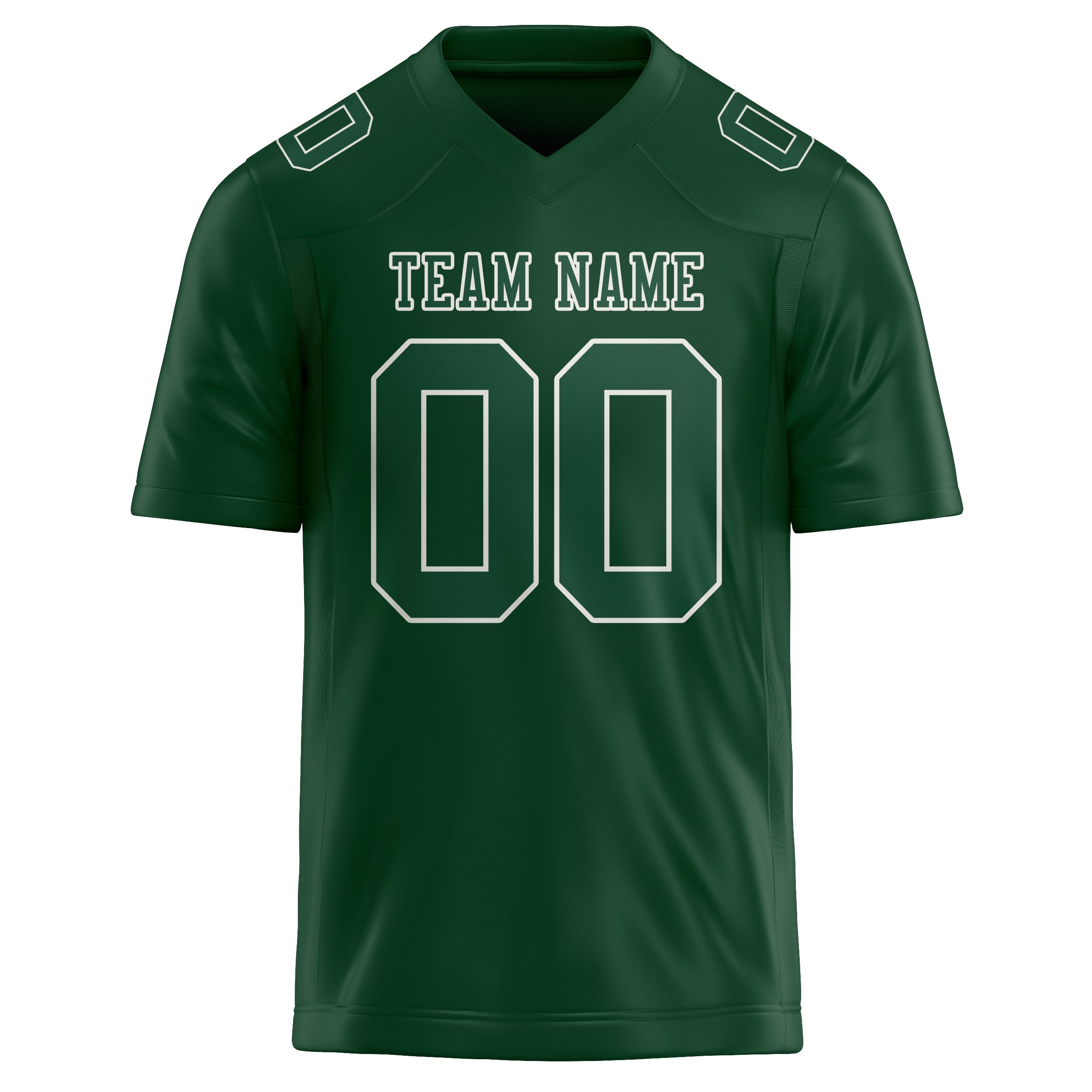 Maillot de football vert personnalisé