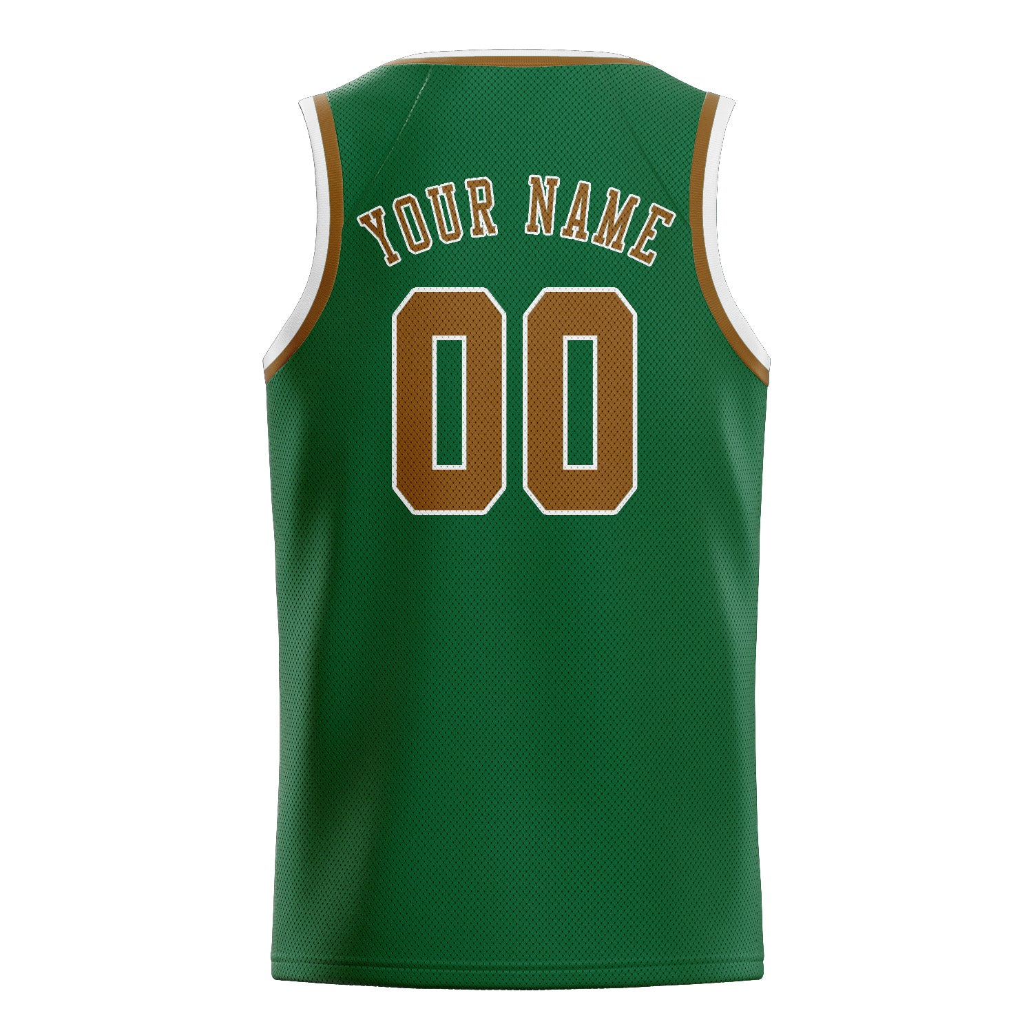 Maillot de basketball vert kaki personnalisé