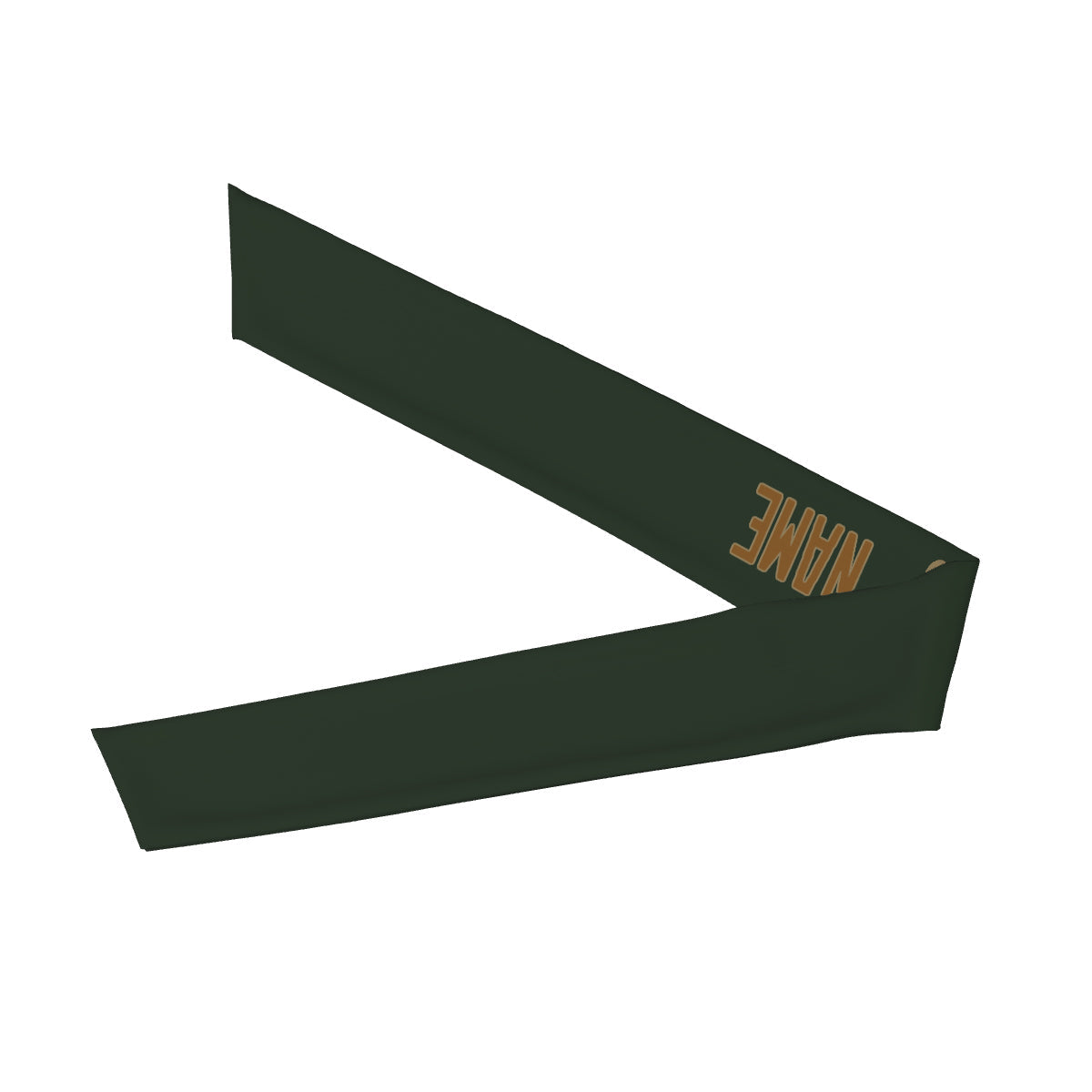 Bandeau kaki vert foncé personnalisé