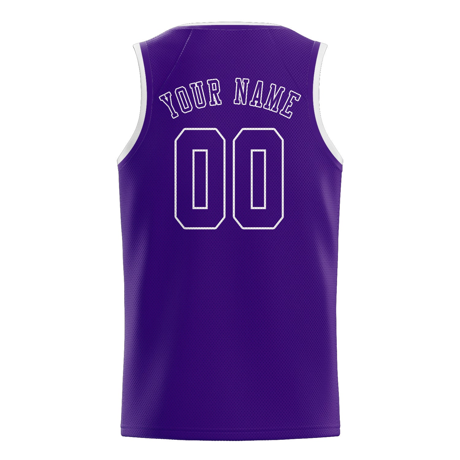 Maillot de basketball violet personnalisé