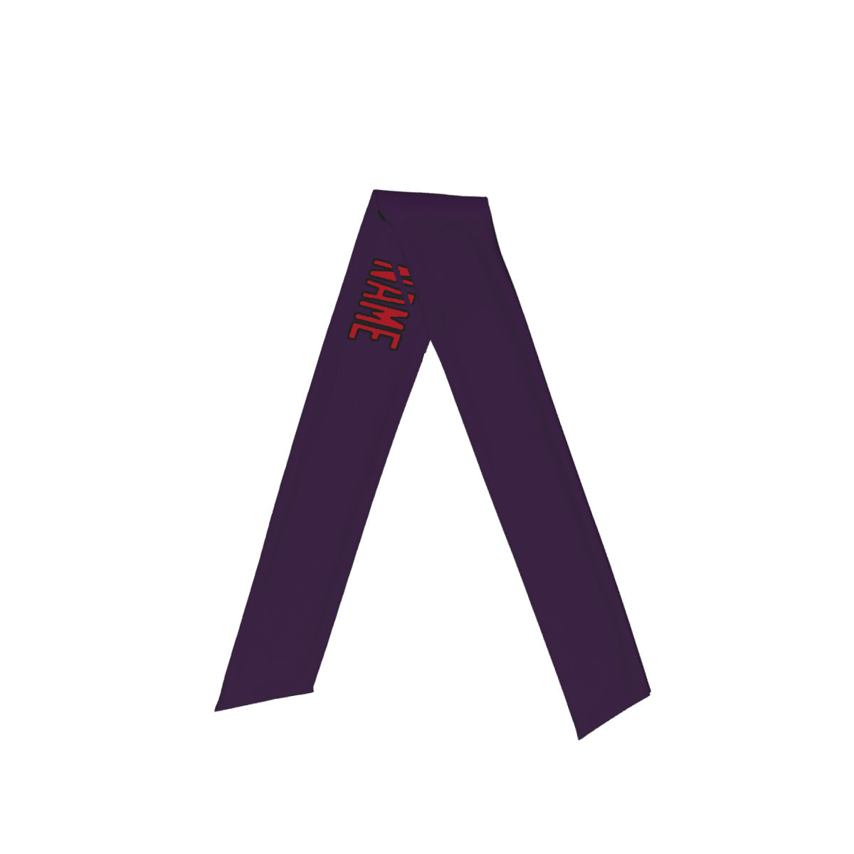 Bandeau violet et rouge personnalisé
