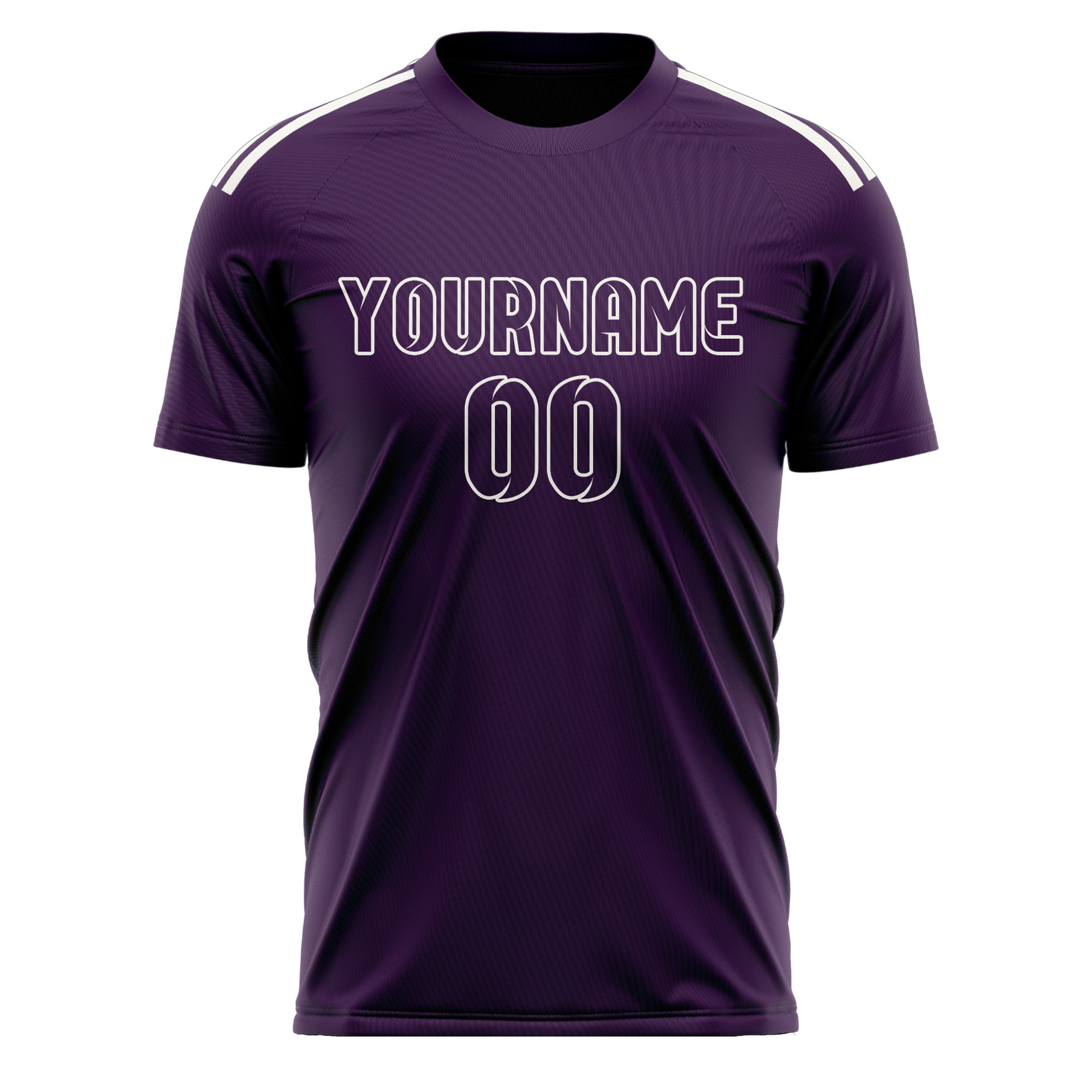 Maillot de football violet personnalisé