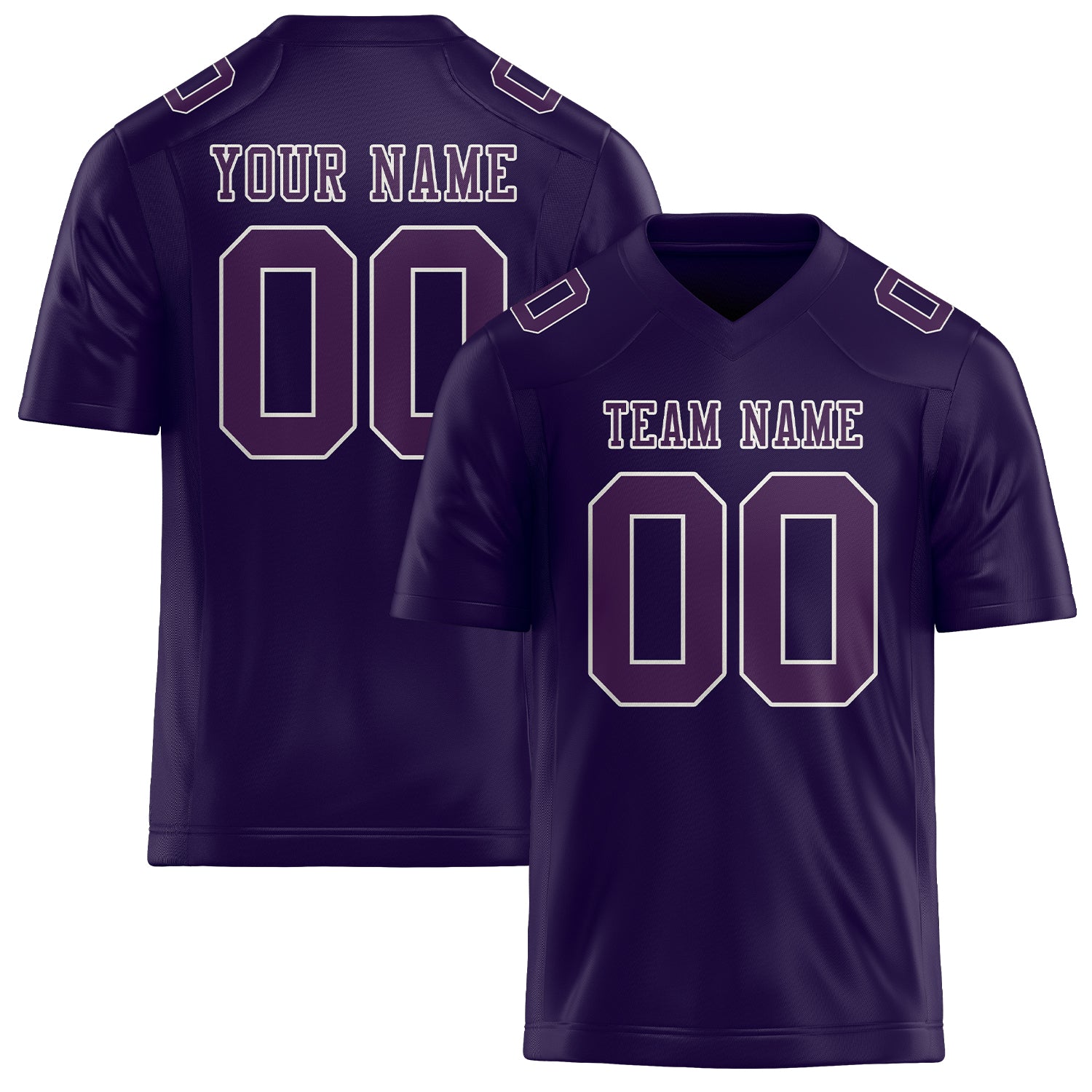 Maillot de football violet personnalisé