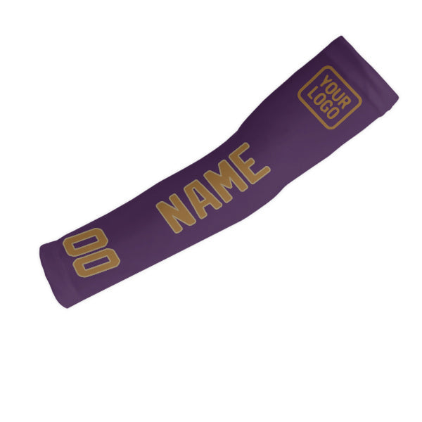 Manchon de bras personnalisé violet kaki