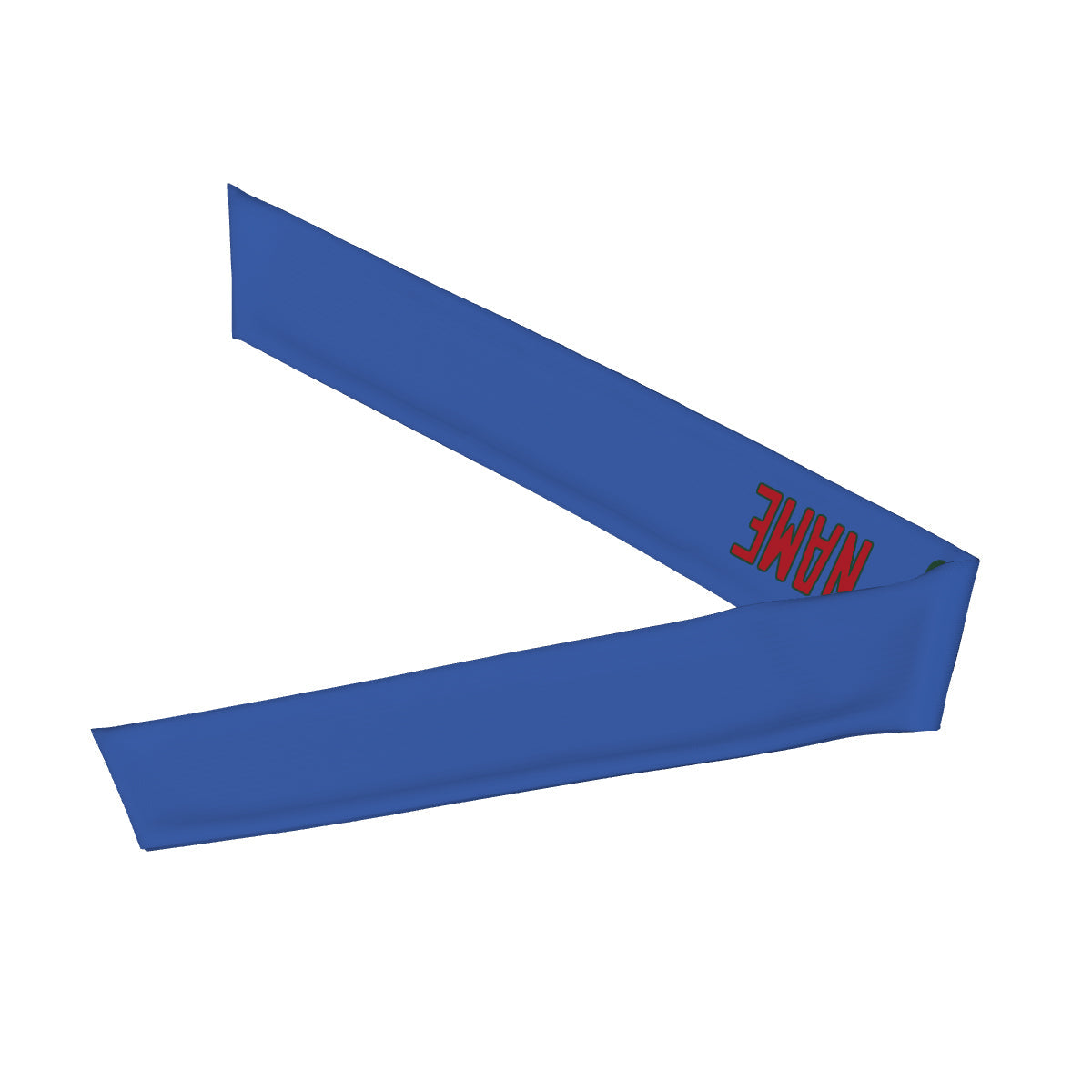 Custom Sky Blue Red Headband