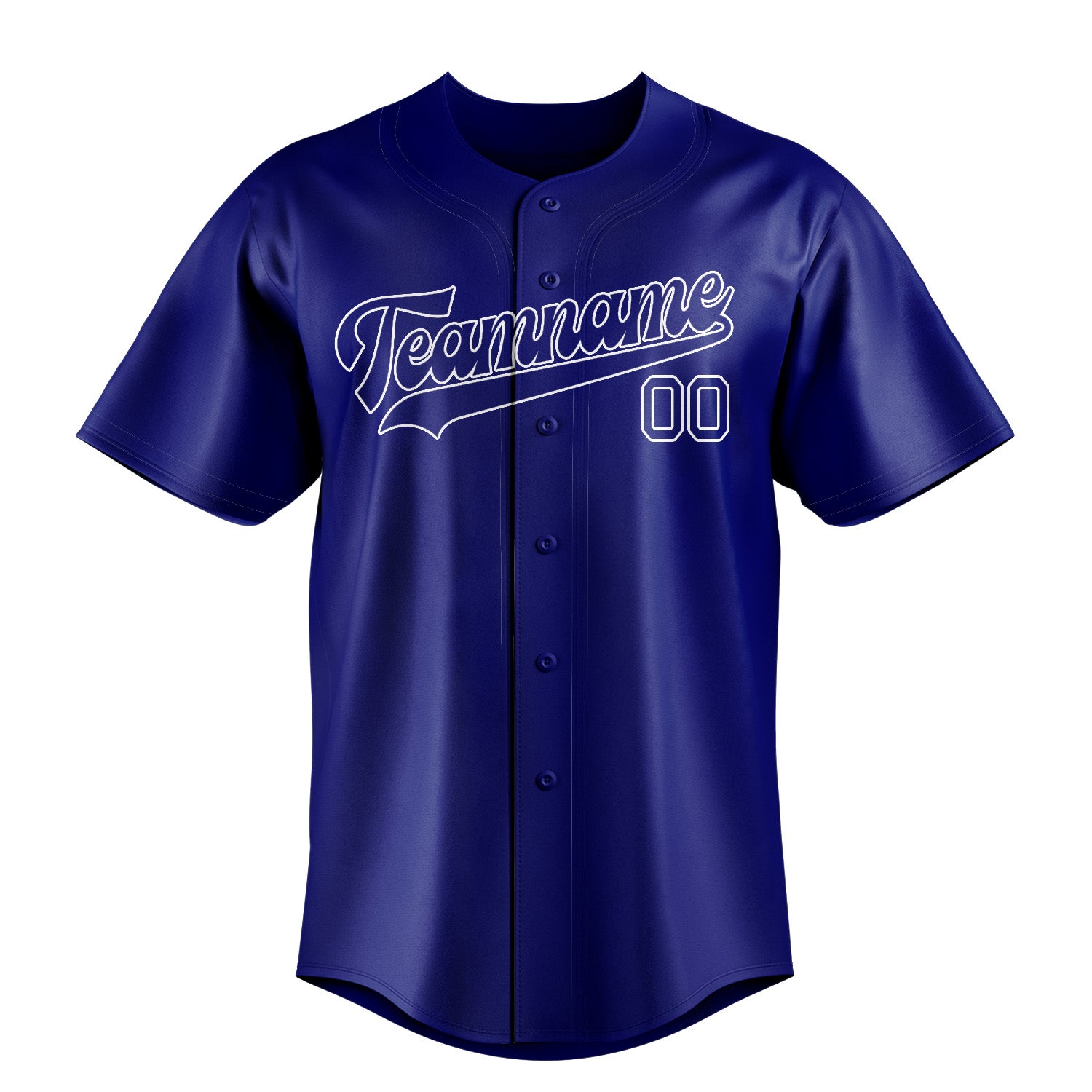 Maillot de baseball personnalisé bleu ciel et blanc