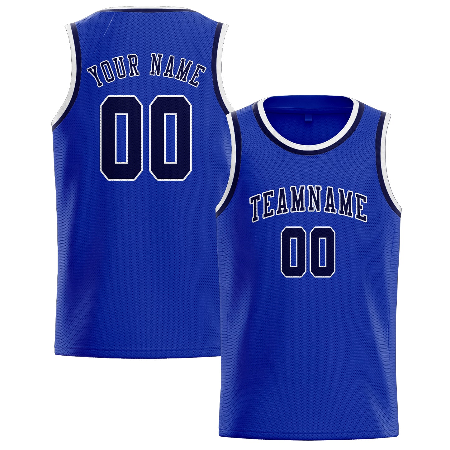 Maillot de basketball personnalisé bleu ciel et marine
