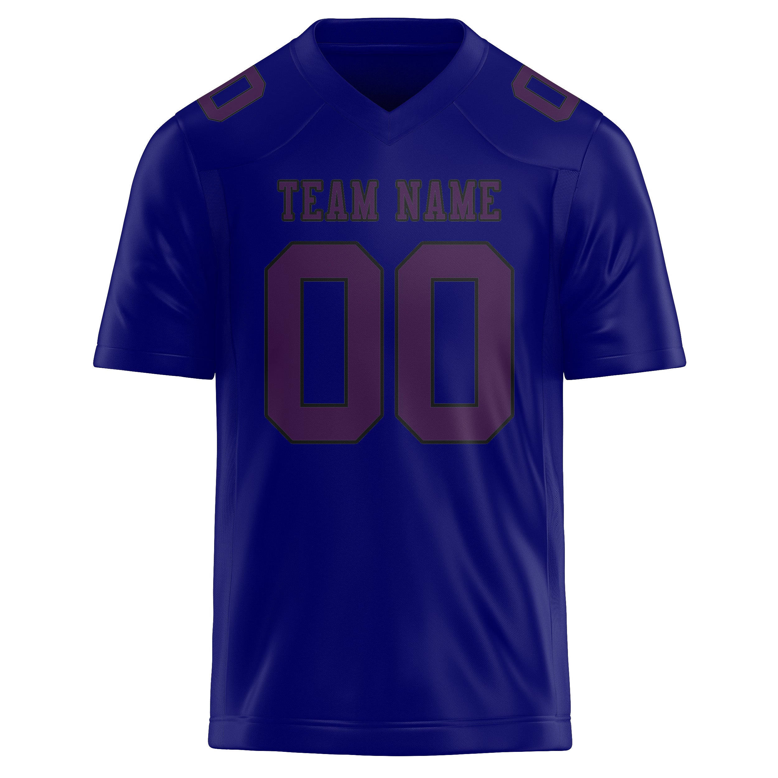 Maillot de football personnalisé bleu ciel et violet
