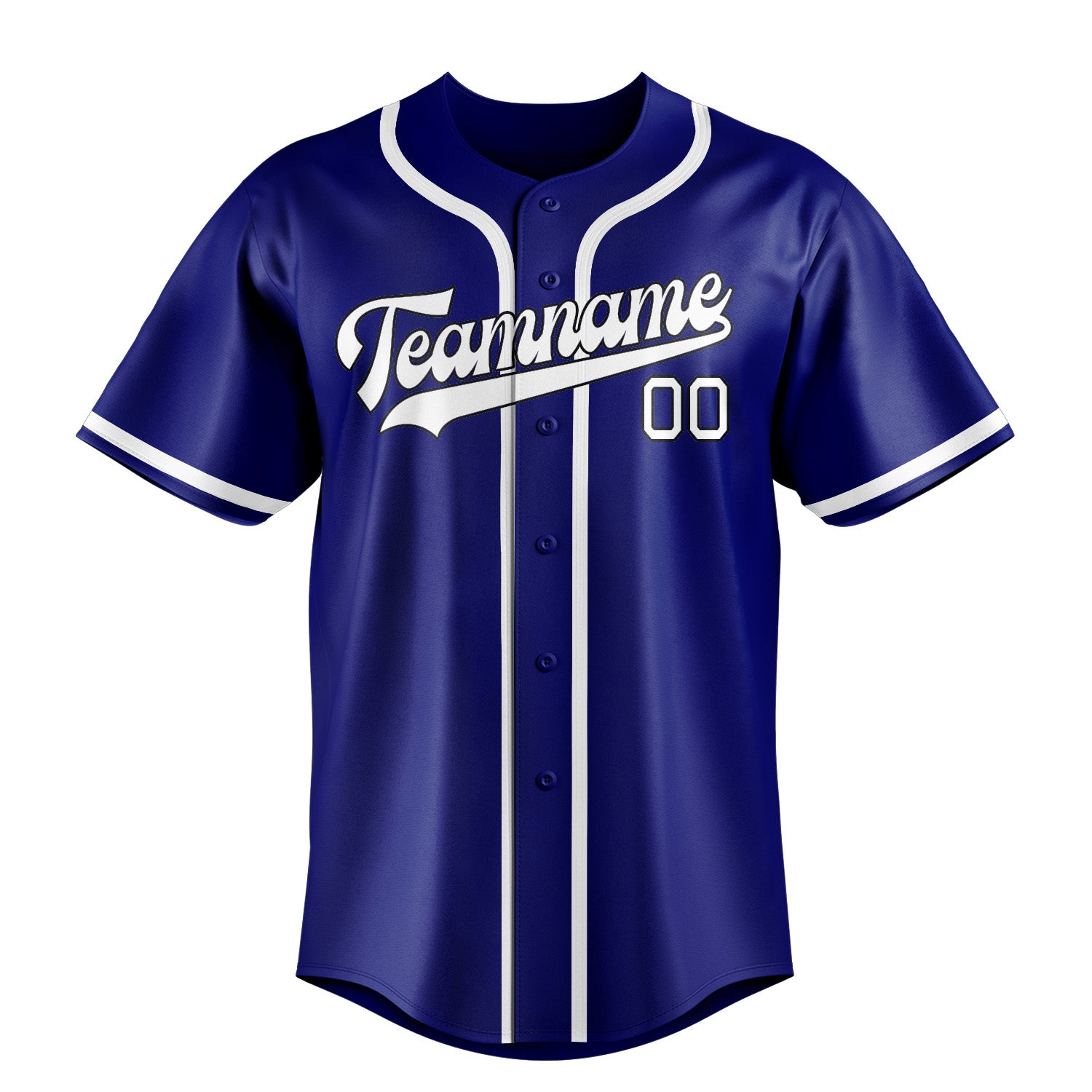 Maillot de baseball personnalisé bleu ciel et blanc