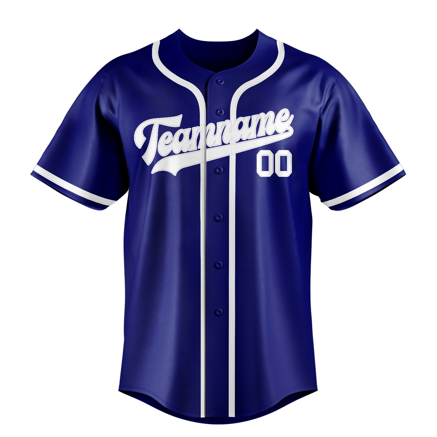 Maillot de baseball personnalisé bleu ciel et blanc