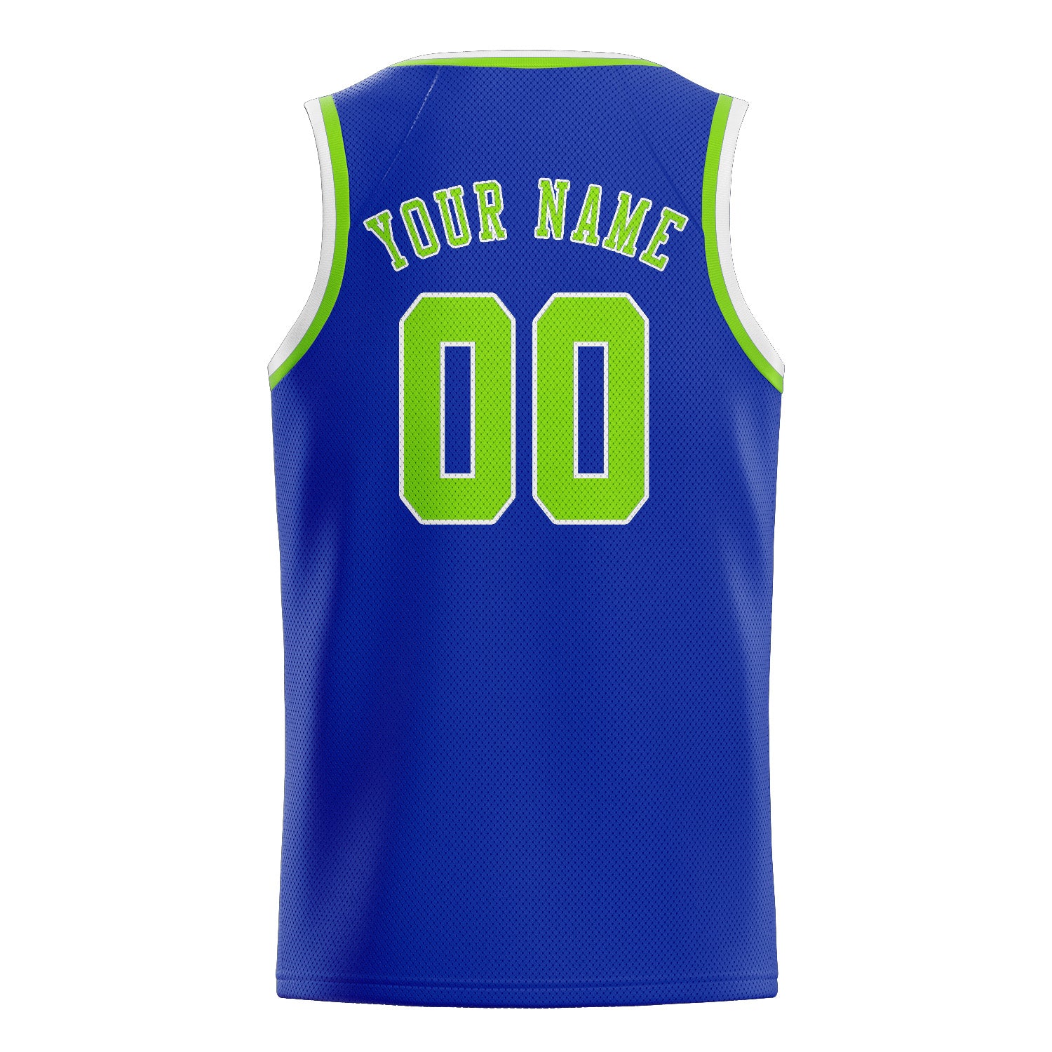 Maillot de basketball personnalisé bleu ciel et vert émeraude