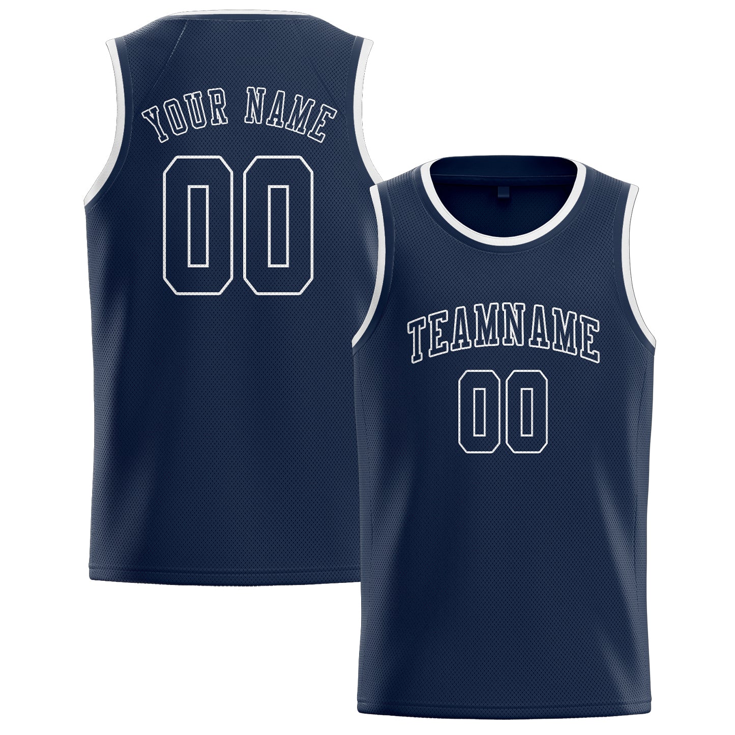 Maillot de basketball bleu personnalisé