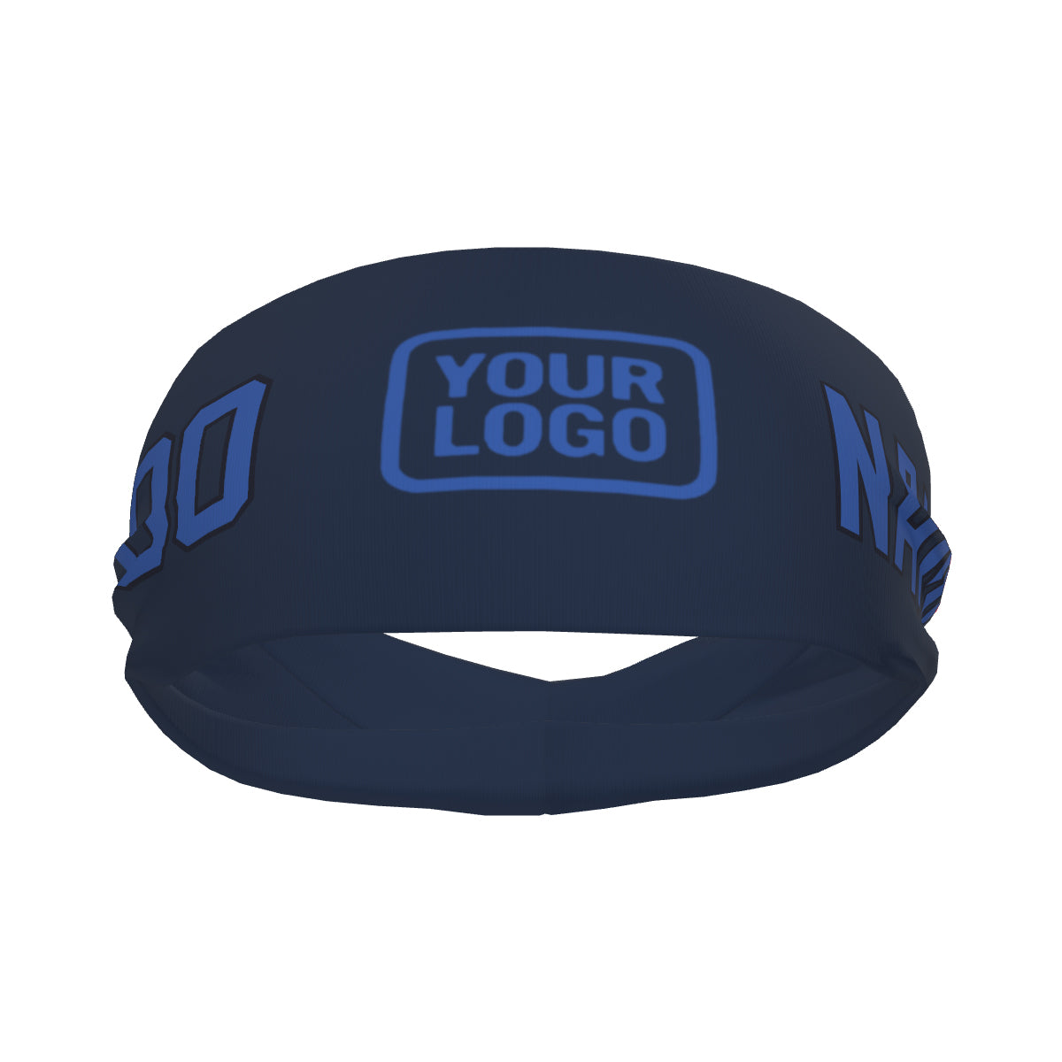 Bandeau de sport bleu ciel personnalisé