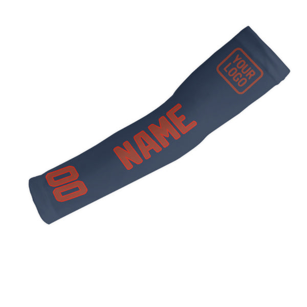 Manchon de bras personnalisé bleu corail rouge